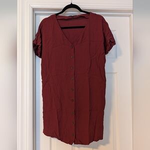 Madewell Burgundy Dress